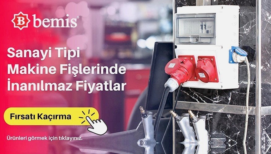 Bemis sanayi tipi fiş prizler